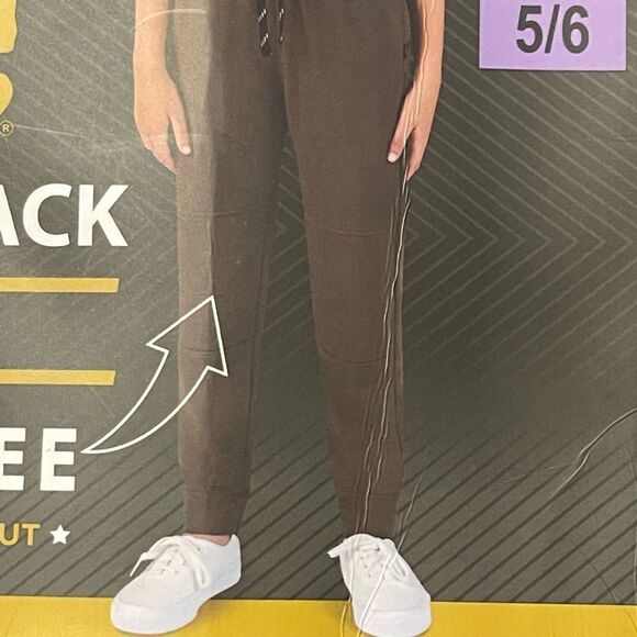 #6 Lee Youth 2-pack Jogger Black & Green Medium 14/16 Rugged Knee Sweatpants - Picture 4 of 6